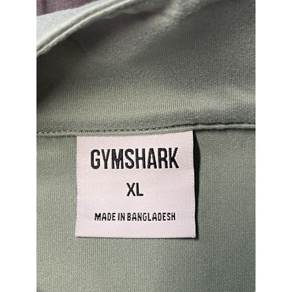 Gymshark Women’s Full Zip Long Sleeve – XL Sage Green Lightweight Training Top - Picture 6 of 10
